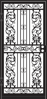 Bird of Paradises Security Storm Doors